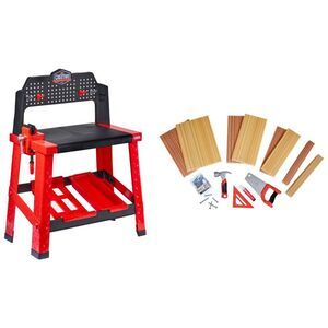 Little Tikes -  Creative Construction Workbench with  Red